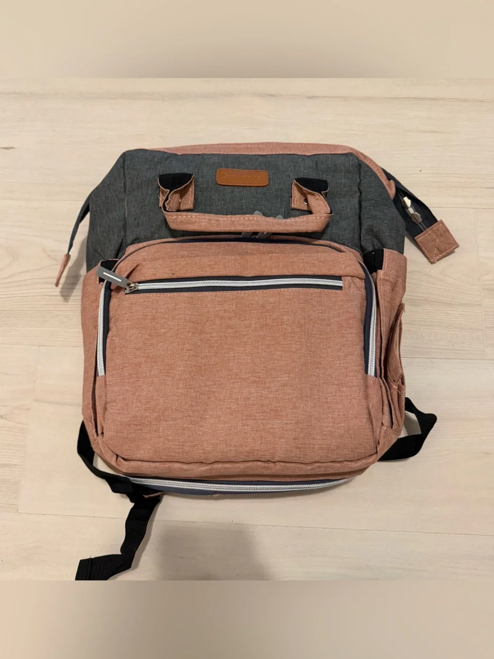 Good Mother Diaper Bag Pink and Gray